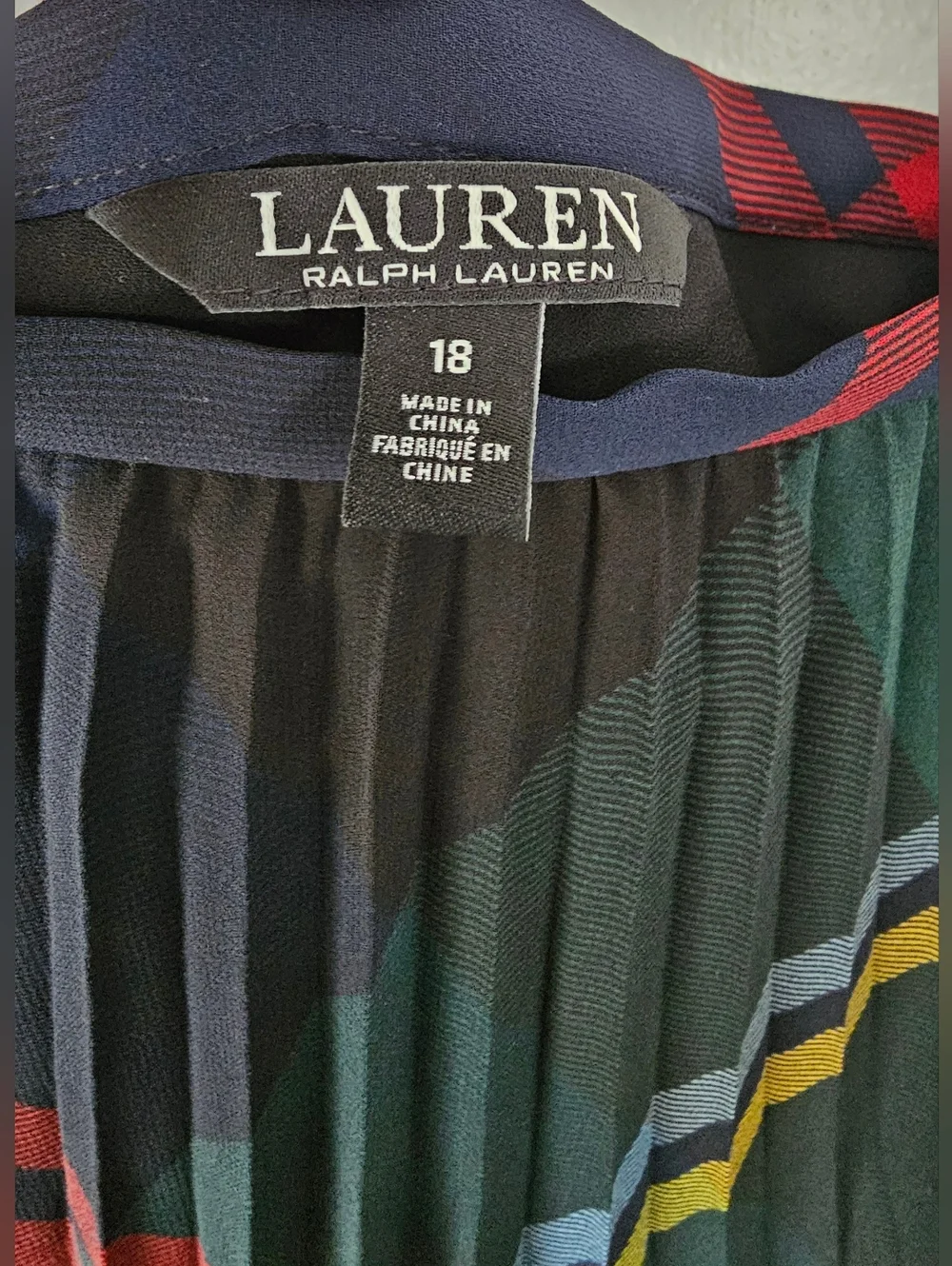 Ralph Lauren Pleated Plaid Midi Skirt - Picture 3 of 8